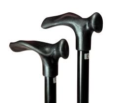 Able 2 Wandelstok Comfort Opvouw Zwart Rechts