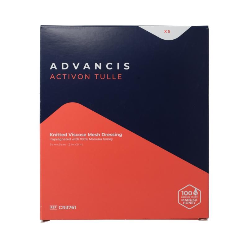 Activon Manuka Tulle 5X5cm Box5 Pcs