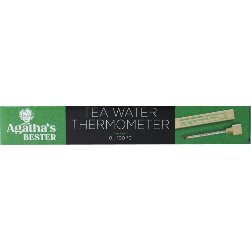 Agatha S Bester Theewater Thermometer Houten Doos