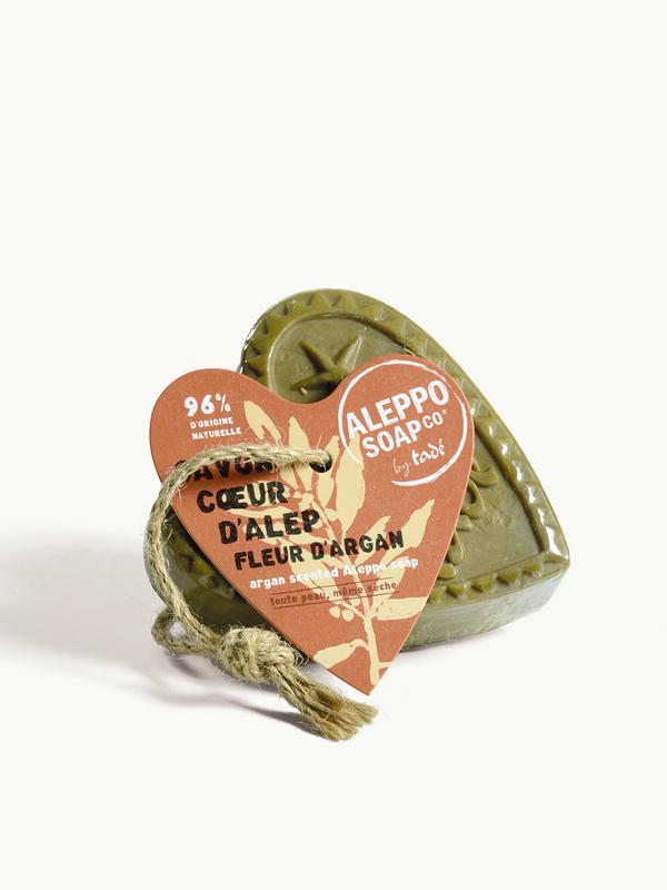 Aleppo Soap Co Savon D'alep Hart Fleur De Argan Met Touw