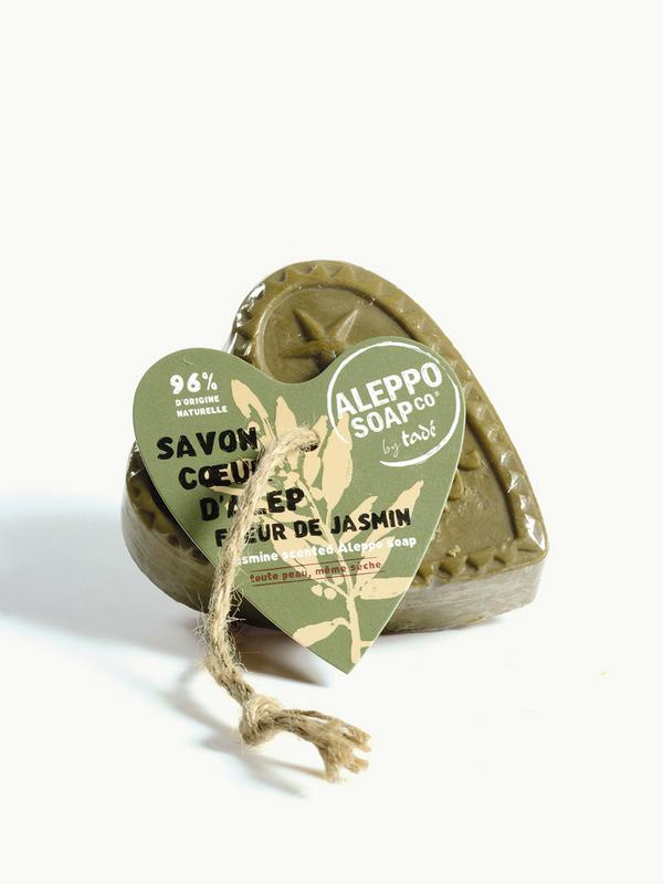 Aleppo Soap Co Savon D'alep Hart Fleur De Jasmin Met Touw