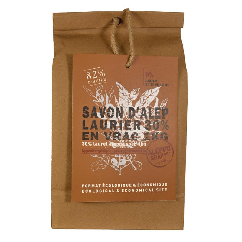 Aleppo Soap Co Zeep 30% Laurier Stukken