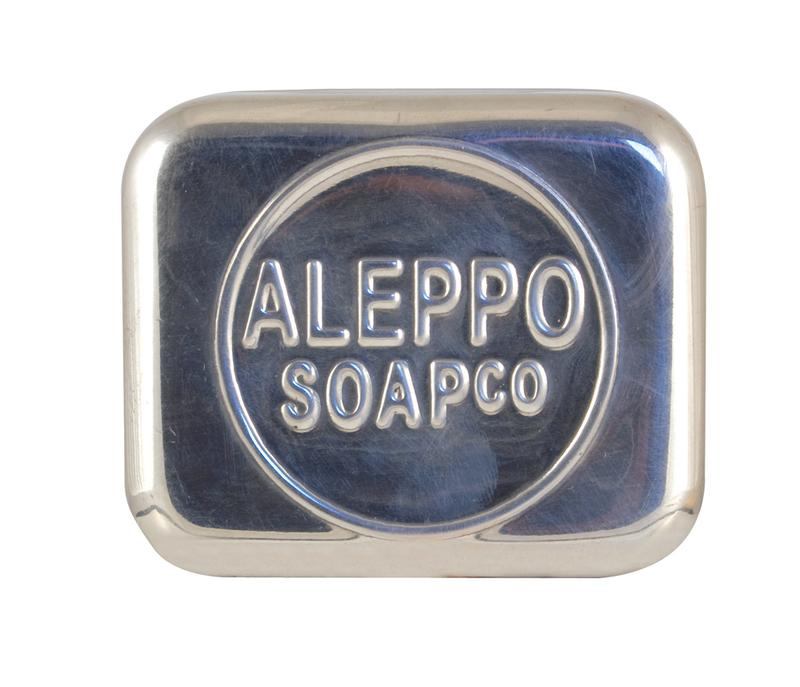 Aleppo Soap Co Zeepdoos Aluminium Leeg Voor Aleppo Zeep