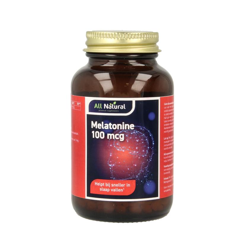 All Natural Melatonine 100Mcg