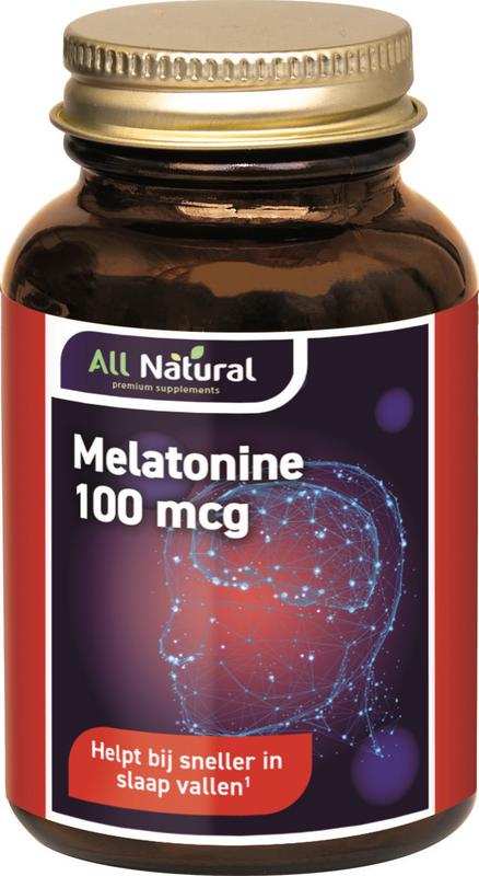 All Natural Melatonine 100Mcg