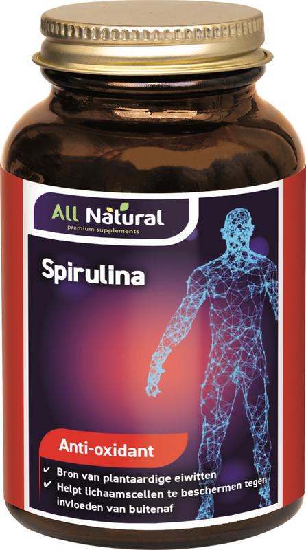 All Natural Spirulina 580Mg