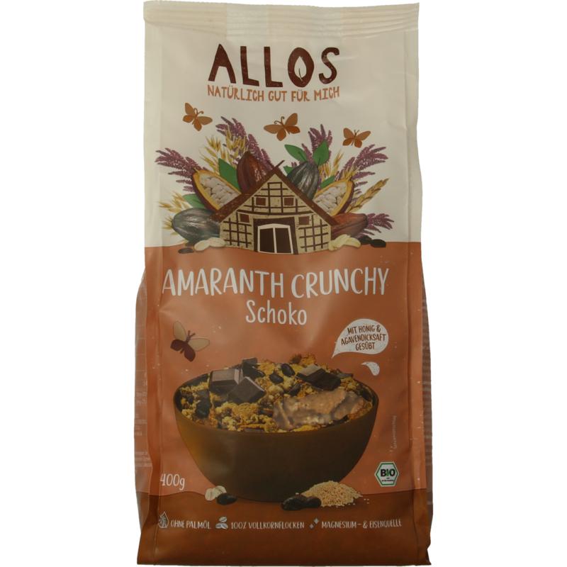 Allos Crunchy Amarant Chocolade Bio