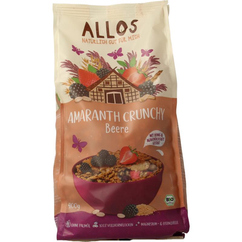 Allos Crunchy Amarant Rode Vruchten Bio