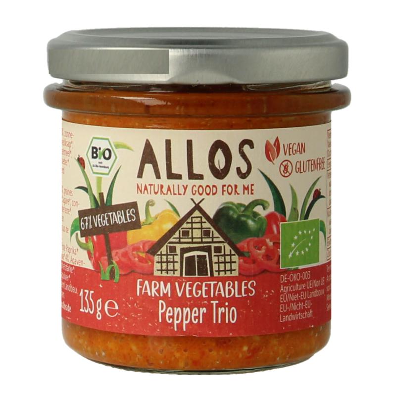 Allos Farm Vegetables Pepper Trio Bio