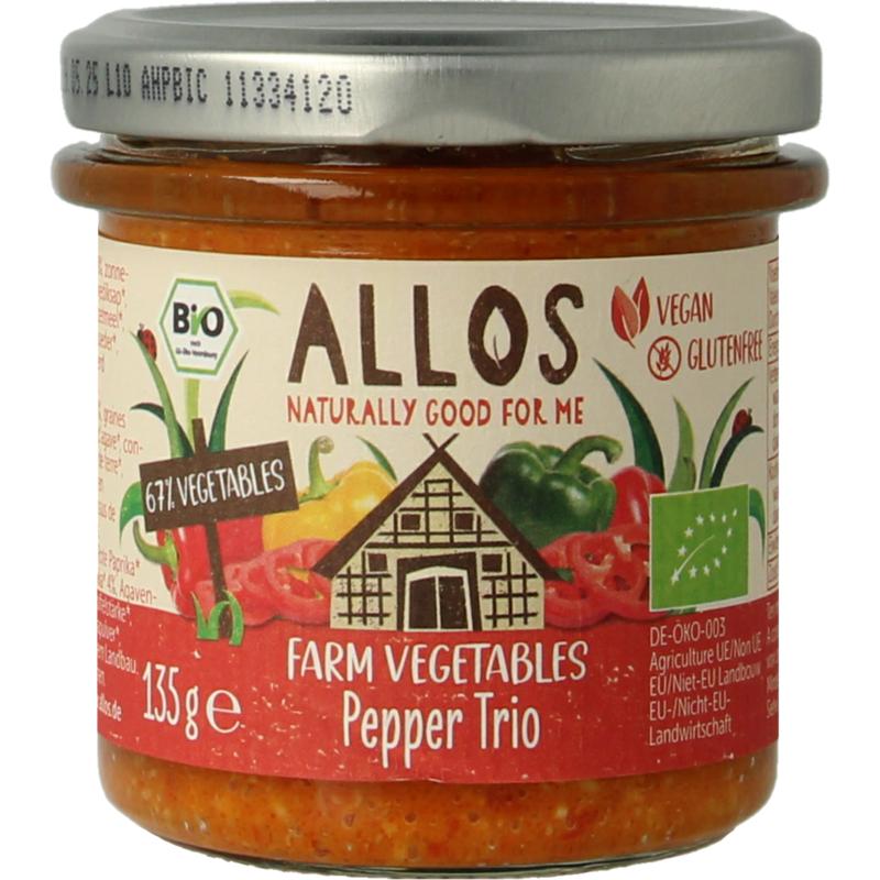 Allos Farm Vegetables Pepper Trio Bio