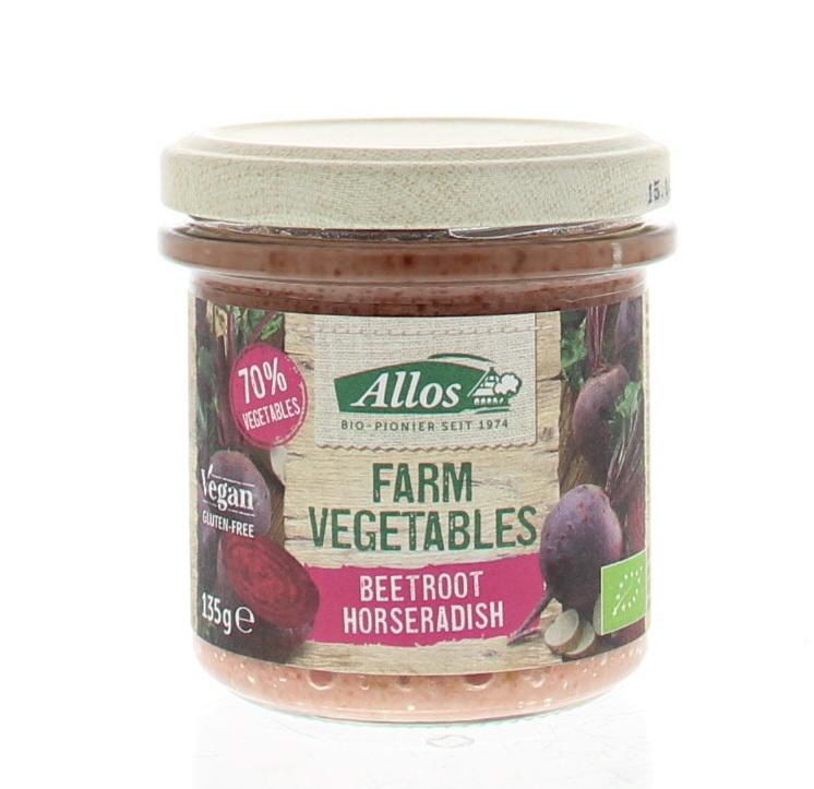 Allos Farm Vegetables Rode Biet & Mierikswortel Bio