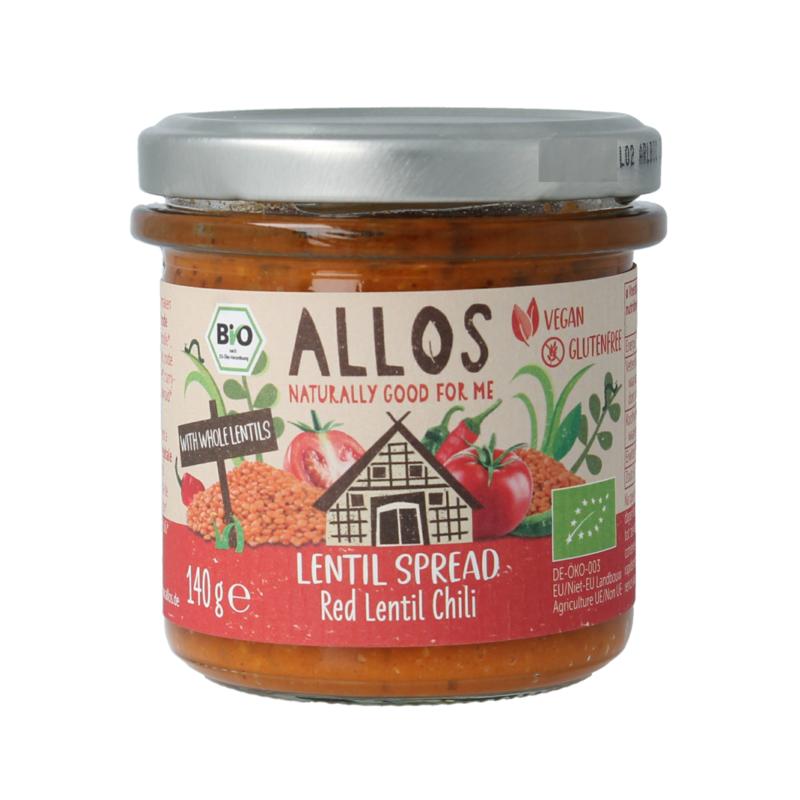 Allos Linzenspread Rode Chili Bio