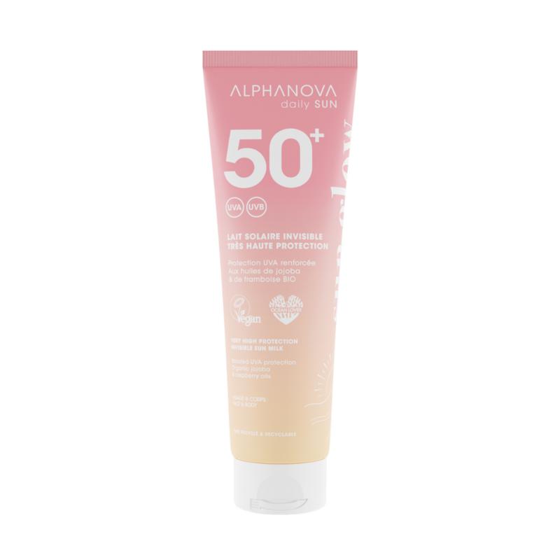 Alphanova Sun Invisible Sun Milk Sun Glow Bio Spf50