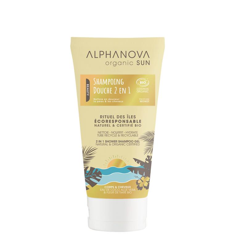 Alphanova Sun Sun Bio 2-In-1 Shower Shampoo Organic