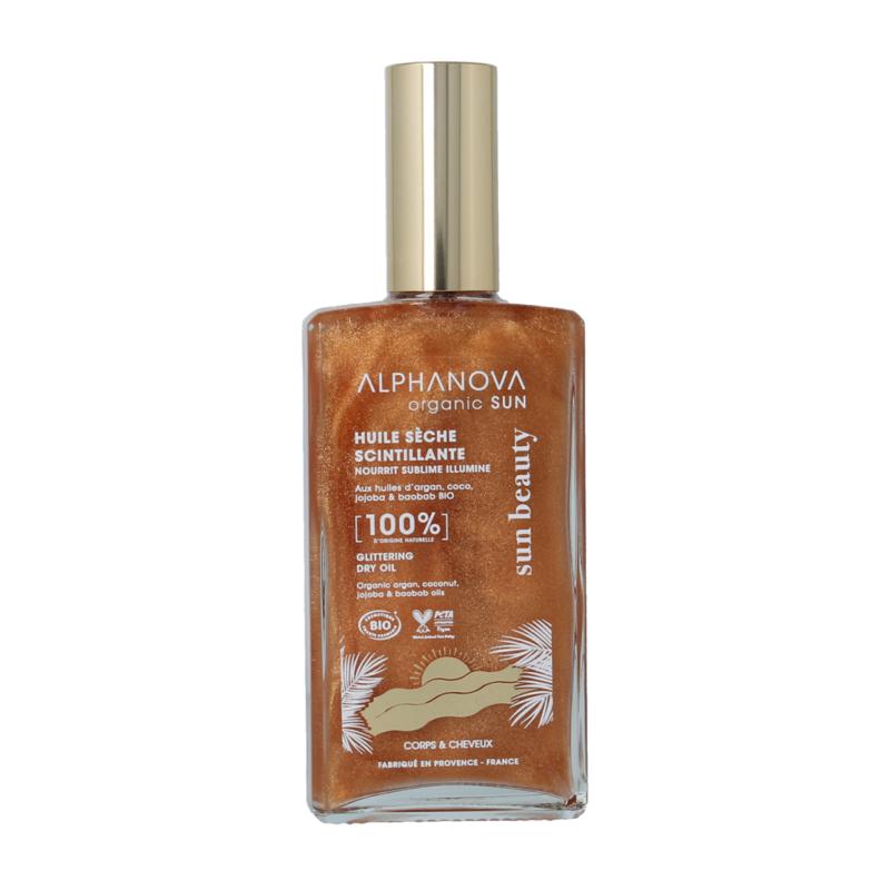 Alphanova Sun Sun Glittering Dry Oil Bio