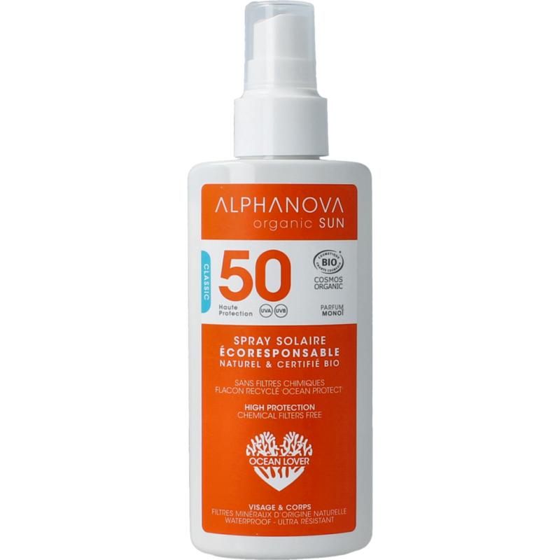 Alphanova Sun Sun Spray Vegan Spf50