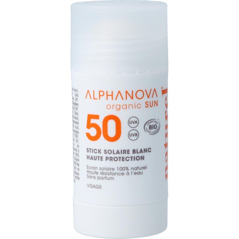 Alphanova Sun Sun Stick Spf50+ Blanc Bio