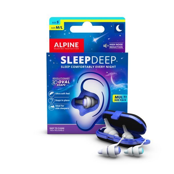 Alpine Sleepdeep Earplugs Multi Size Pack