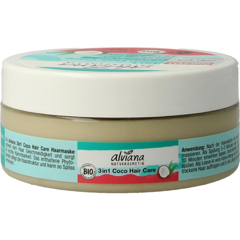 Alviana Haarmasker 3-In-1 Met Kokosolie
