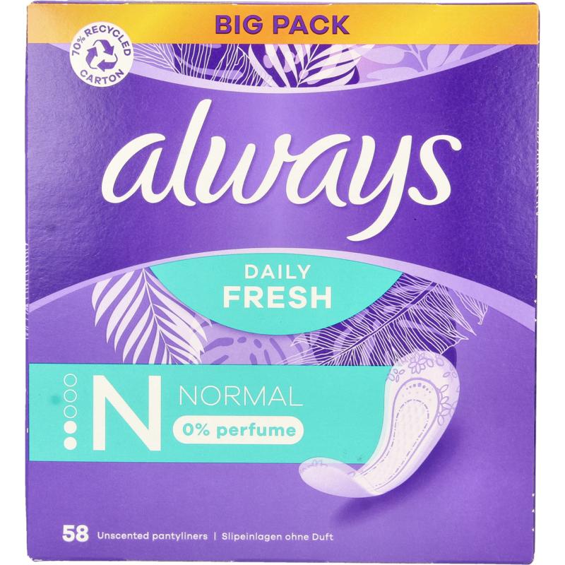 Always Inlegkruisjes Daily Fresh Normaal