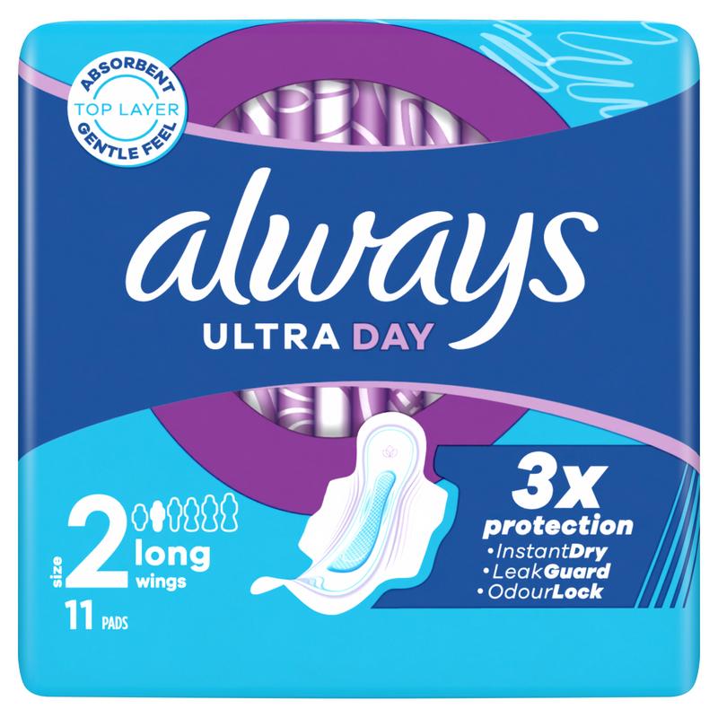 Always Maandverband Ultra Day Long Met Vleugels
