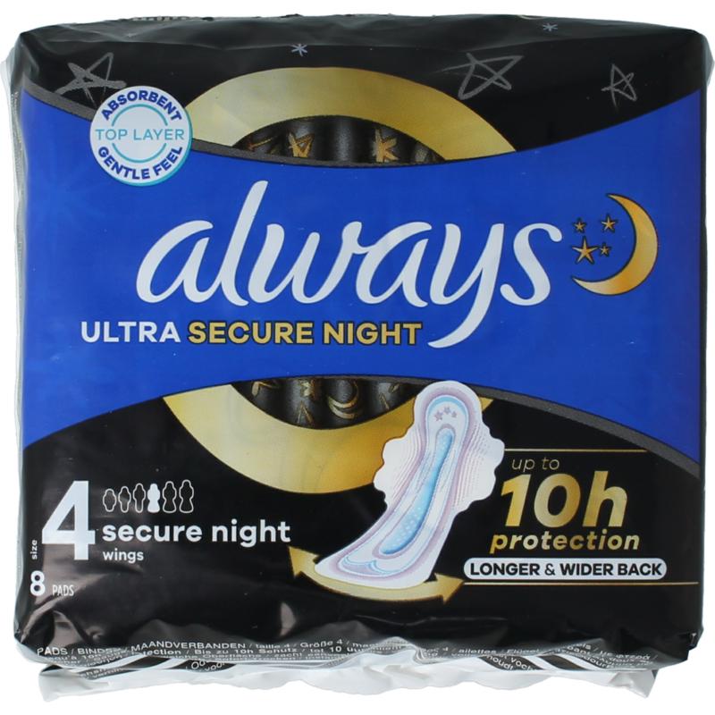 Always Maandverband Ultra Secure Night