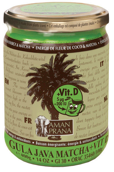 Amanprana Gula Java Matcha + Vitamine D Bio