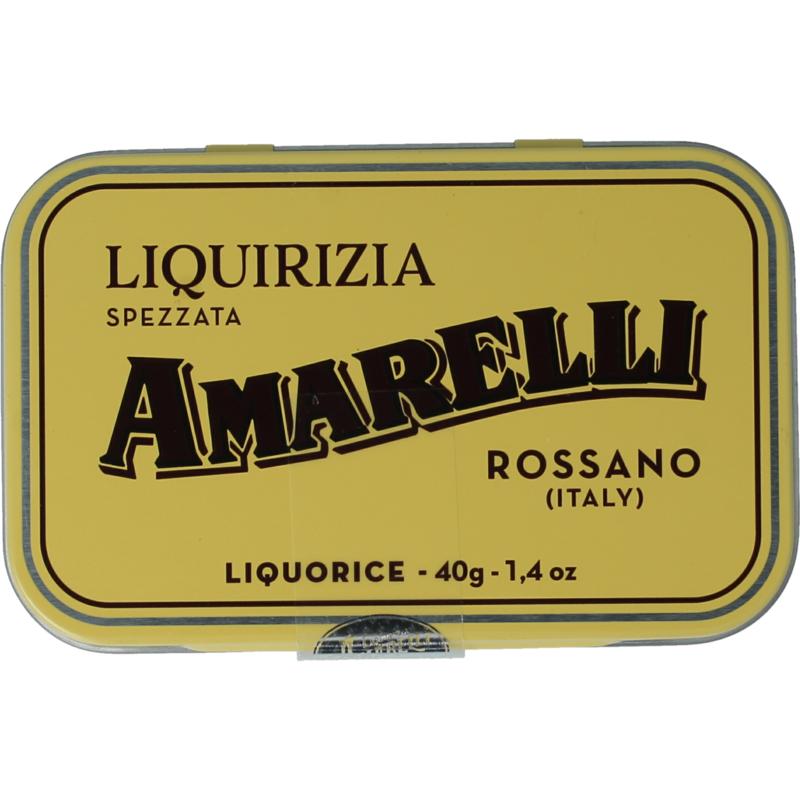 Amarelli Laurierdrop Blikje Brokken Puur