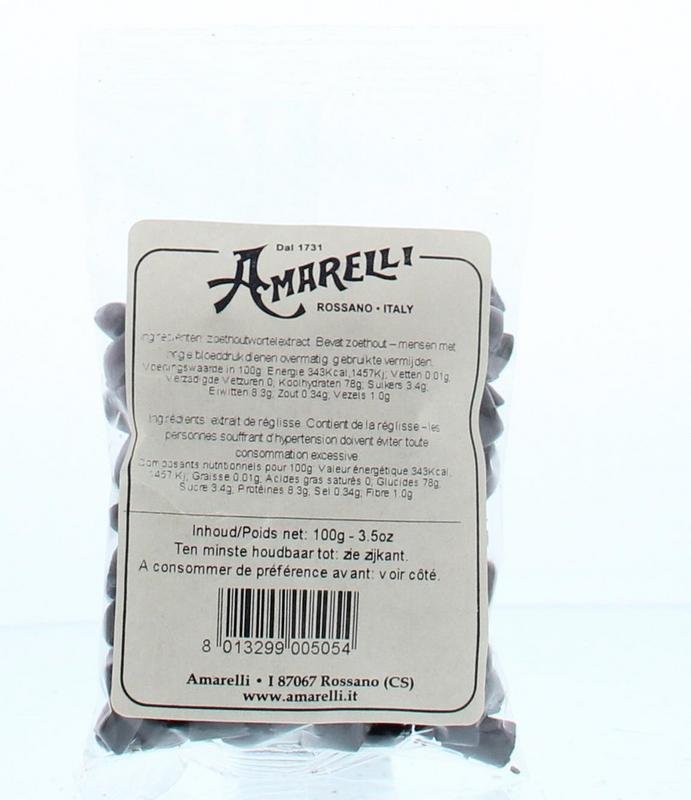 Amarelli Laurierdrop Zakje Kleine Stukjes