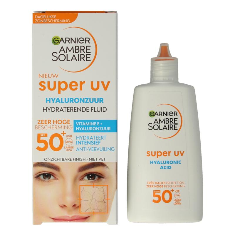 Ambre Solaire Fluid Hyaluronzuur Super Uv Spf50+