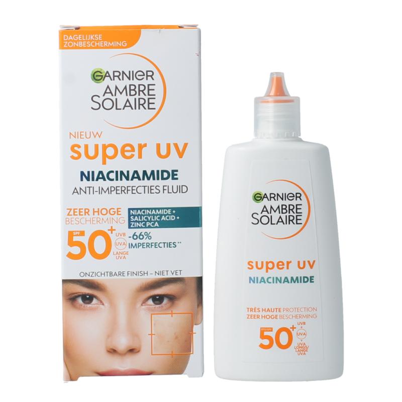 Ambre Solaire Fluid Niacinamide Super Uv Spf50+