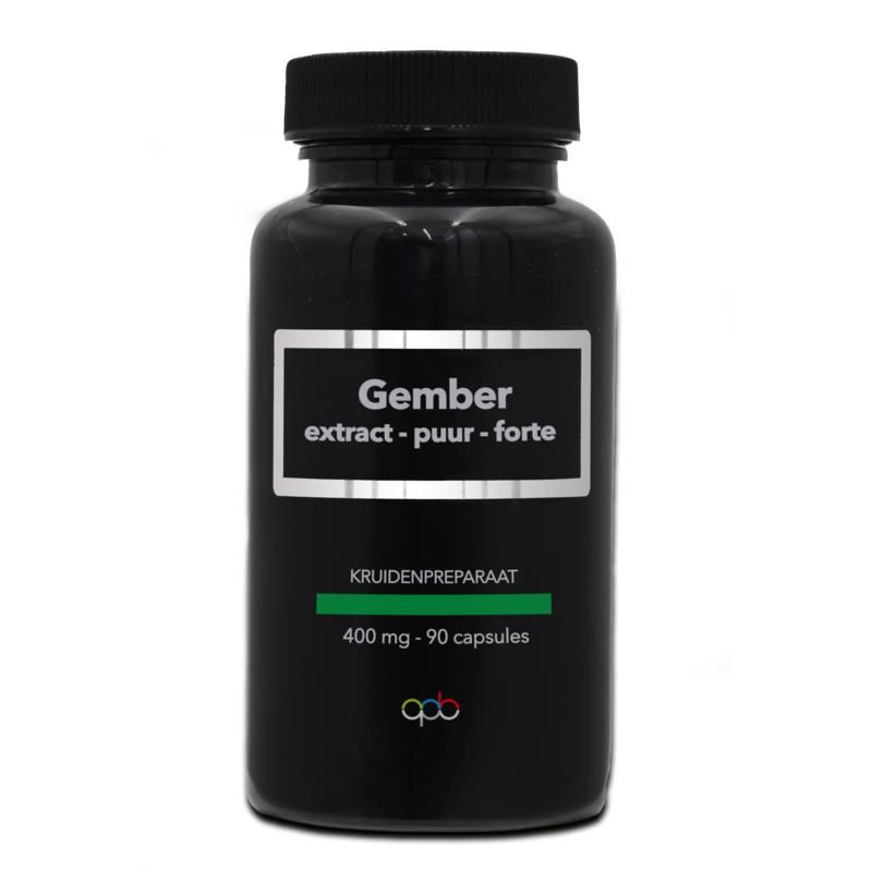 Apb Holland Gember Extract Puur Forte 400Mg