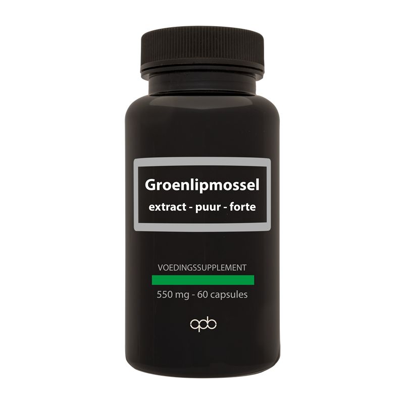 Apb Holland Groenlipmossel Extract Puur Forte 550Mg
