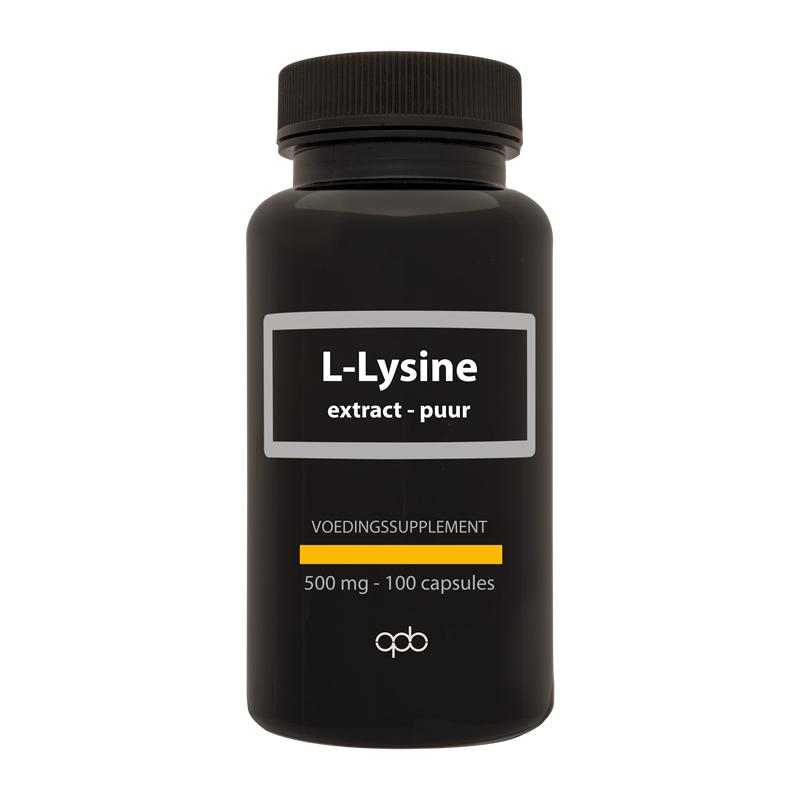 Apb Holland L-Lysine Puur 500Mg