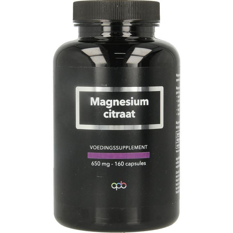 Apb Holland Magnesium Citraat Puur 650Mg