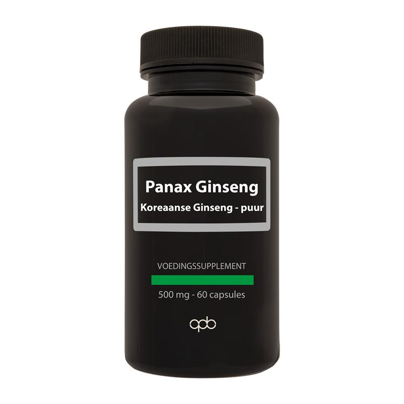 Apb Holland Panax Ginseng Extract Puur Forte 500Mg