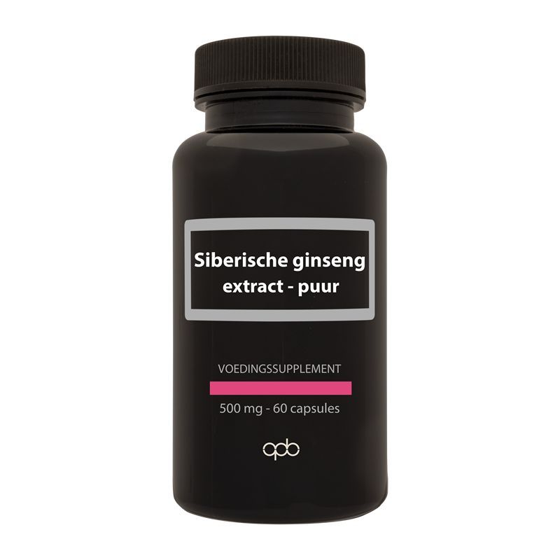 Apb Holland Siberische Ginseng Extract Puur 500Mg