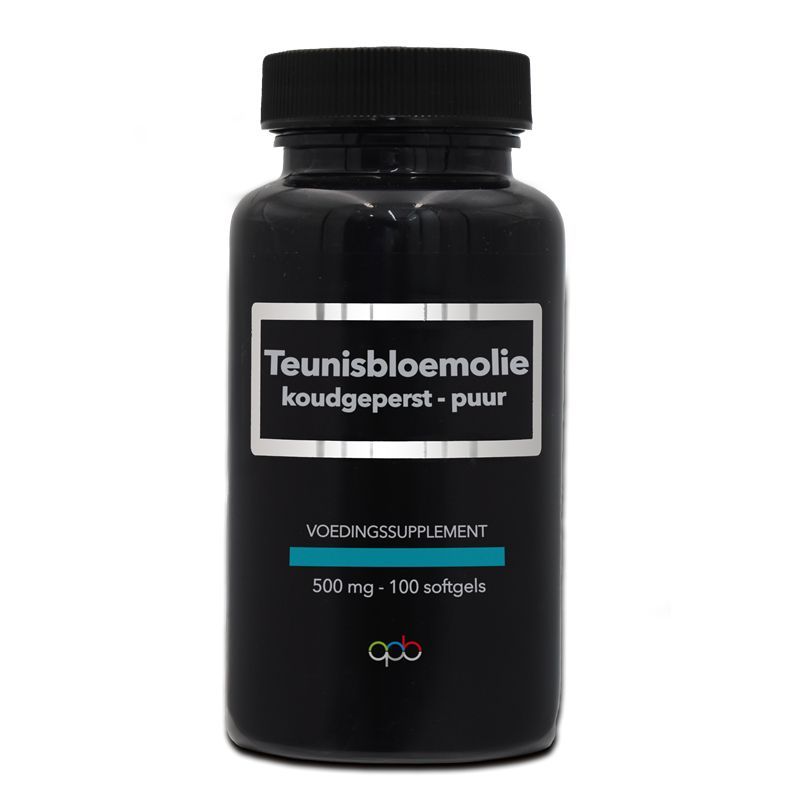 Apb Holland Teunisbloemolie Koudgeperst Puur 500Mg