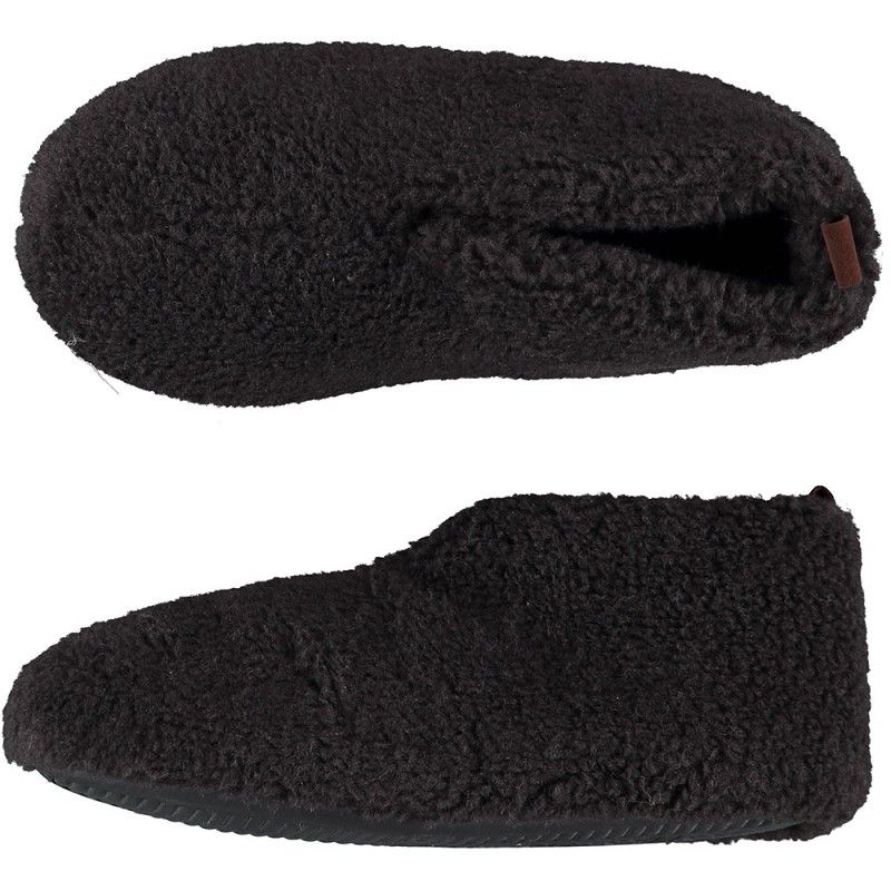 Apollo Slof Dames Teddy Antraciet 4142