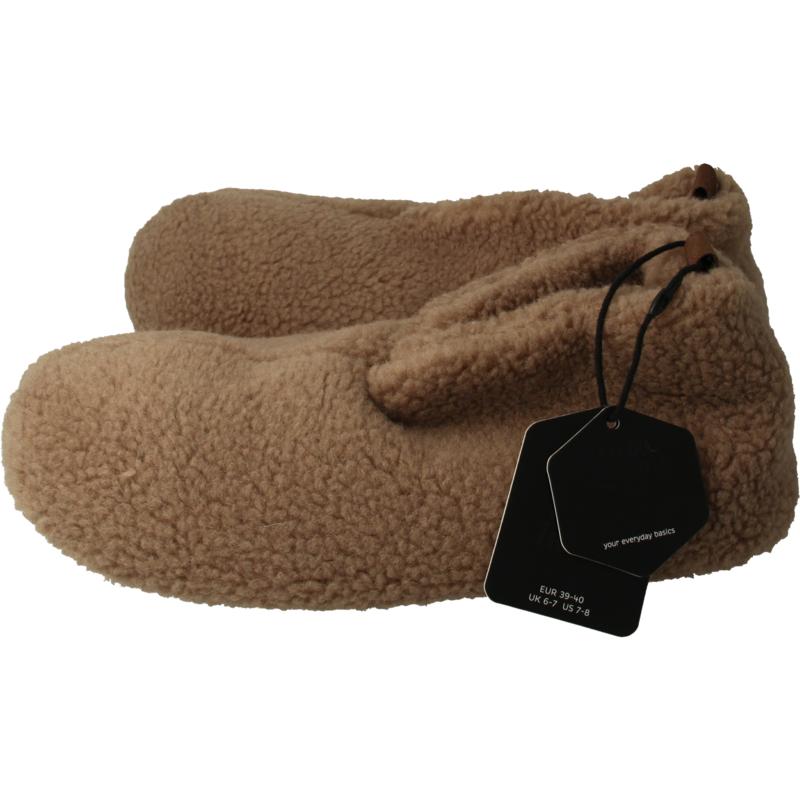 Apollo Slof Dames Teddy Beige 3940