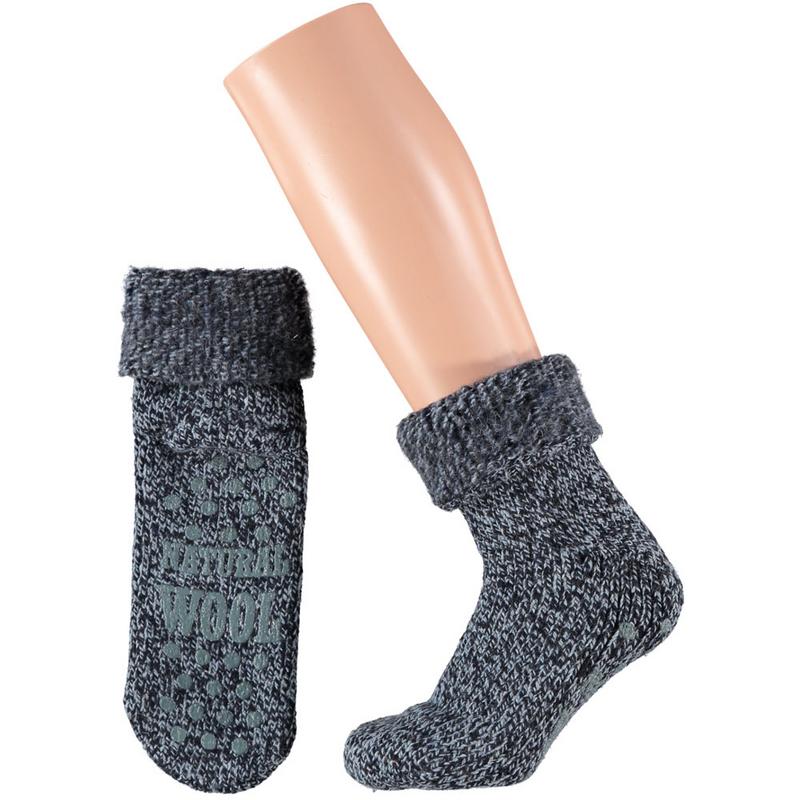 Apollo Slofsok Anti Slip Unisex Donker Blauw Maat 35-38