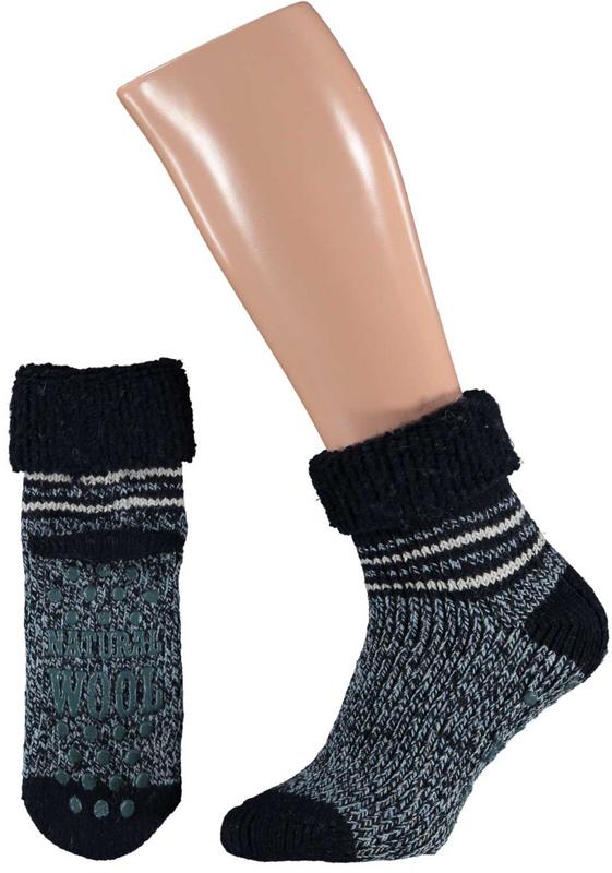 Apollo Slofsok Blauw Motief 43-46