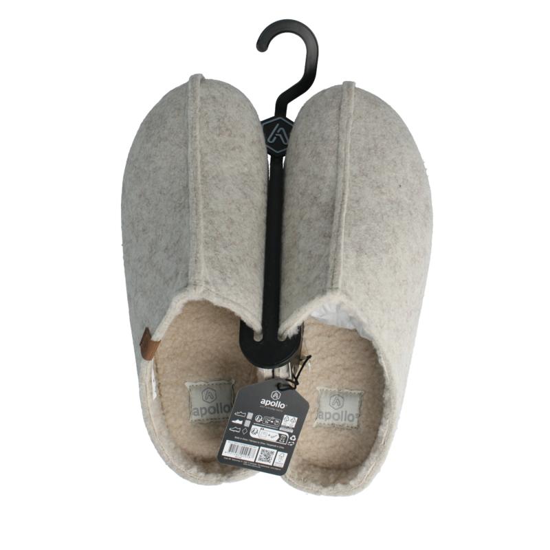 Apollo Zweedse Slof Beige 4142 Heren