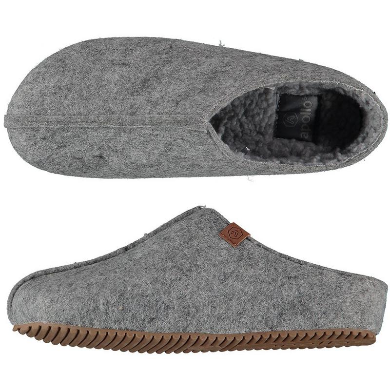 Apollo Zweedse Slof Grijs Maat 3738 Dames