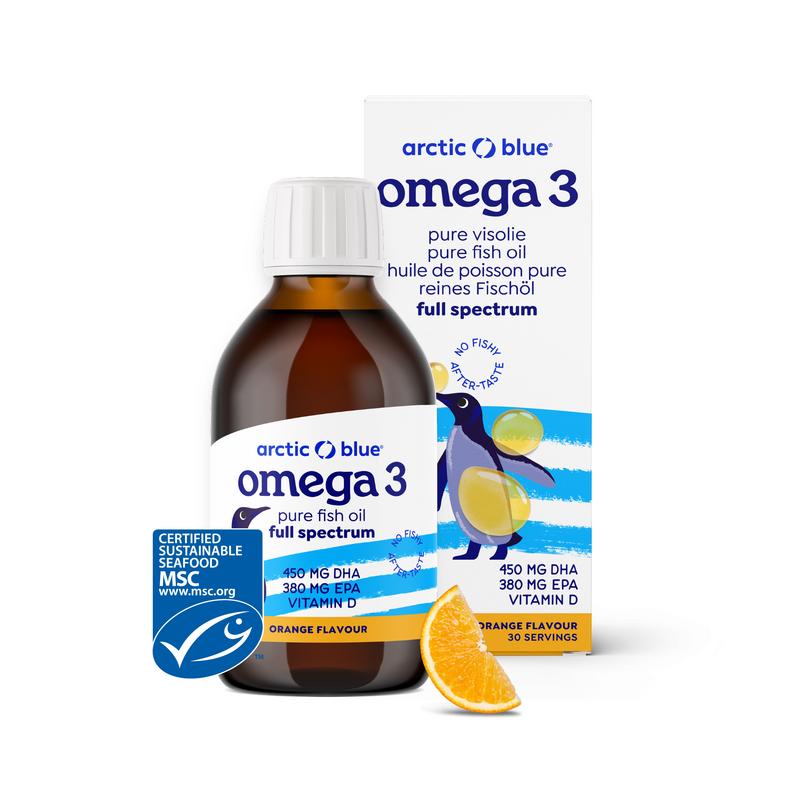 Arctic Blue Omega 3 Pure Visolie Met Vitamine D Kids