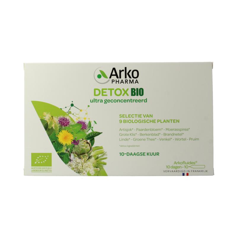 Arkofluids Detox Drinkampullen 15Ml Bio