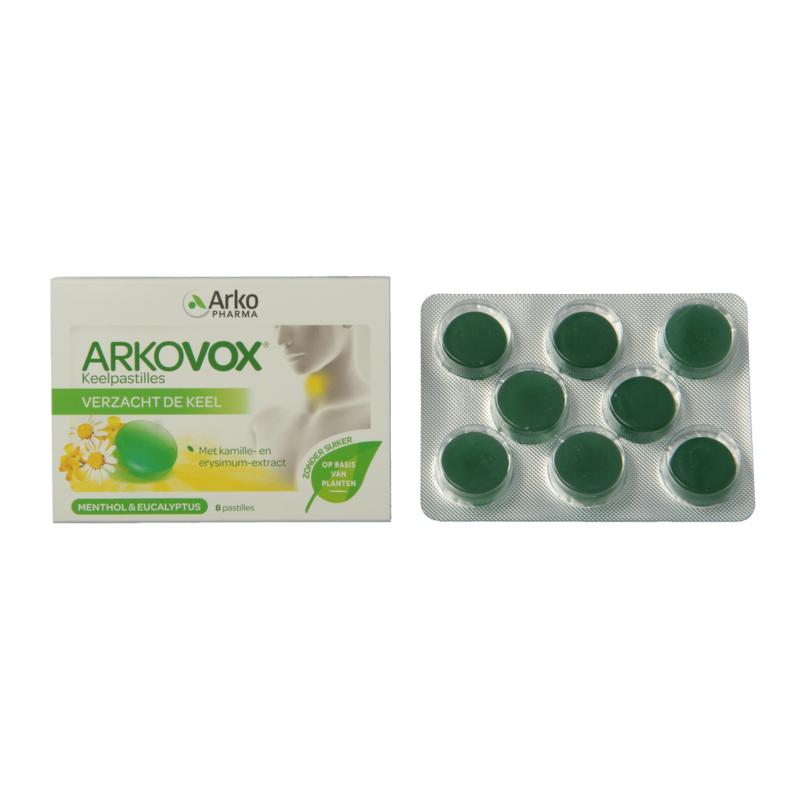Menthol Eucalyptus Pastilles Arkovox