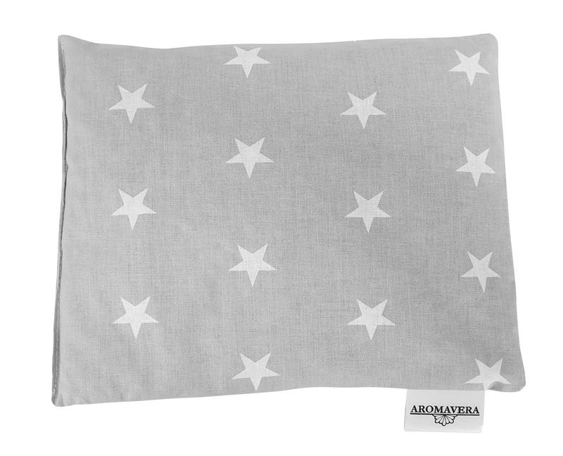 Aroma Vera Kersenpitkussen Grijs-Ster