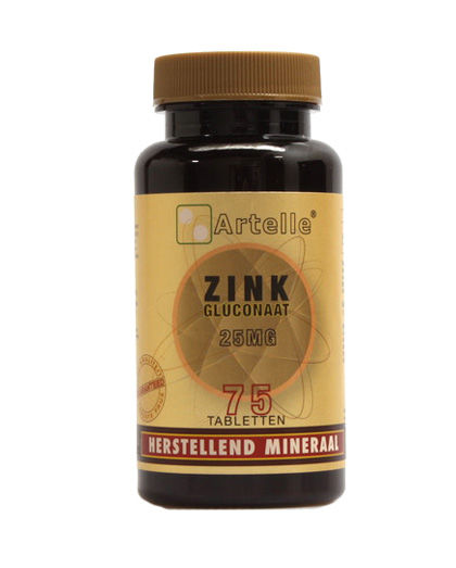 Artelle Zink Gluconaat 25Mg
