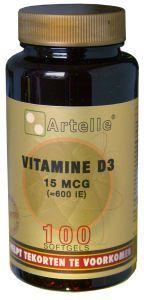 Artelle Vitamine D3 15Mcg
